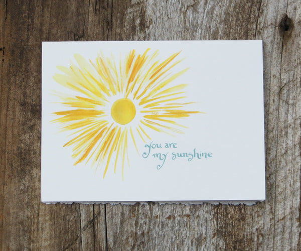 Sunshine Valentines Card