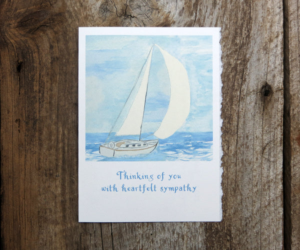 Sailboat Sympathy Card