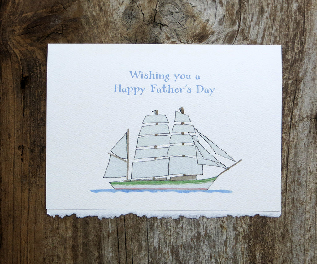 Tall Ship Father's Day Card