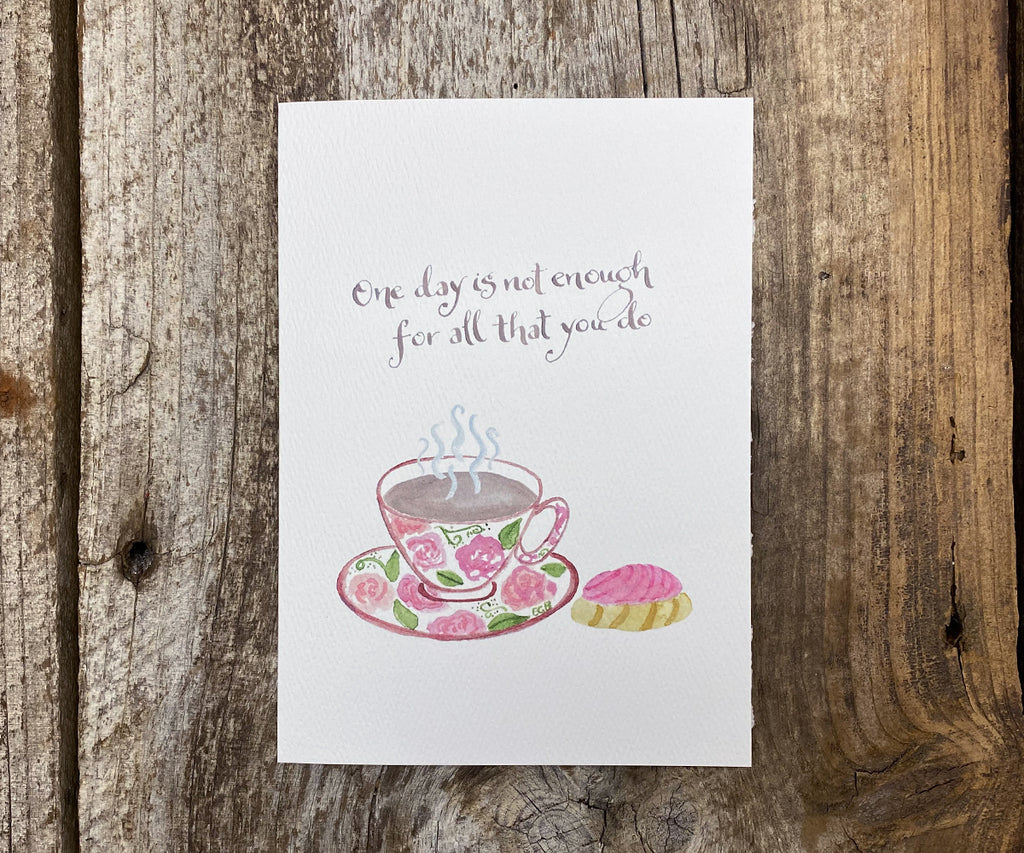 Teacup Mother's Day Card
