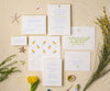Tropical Melange wedding invitation