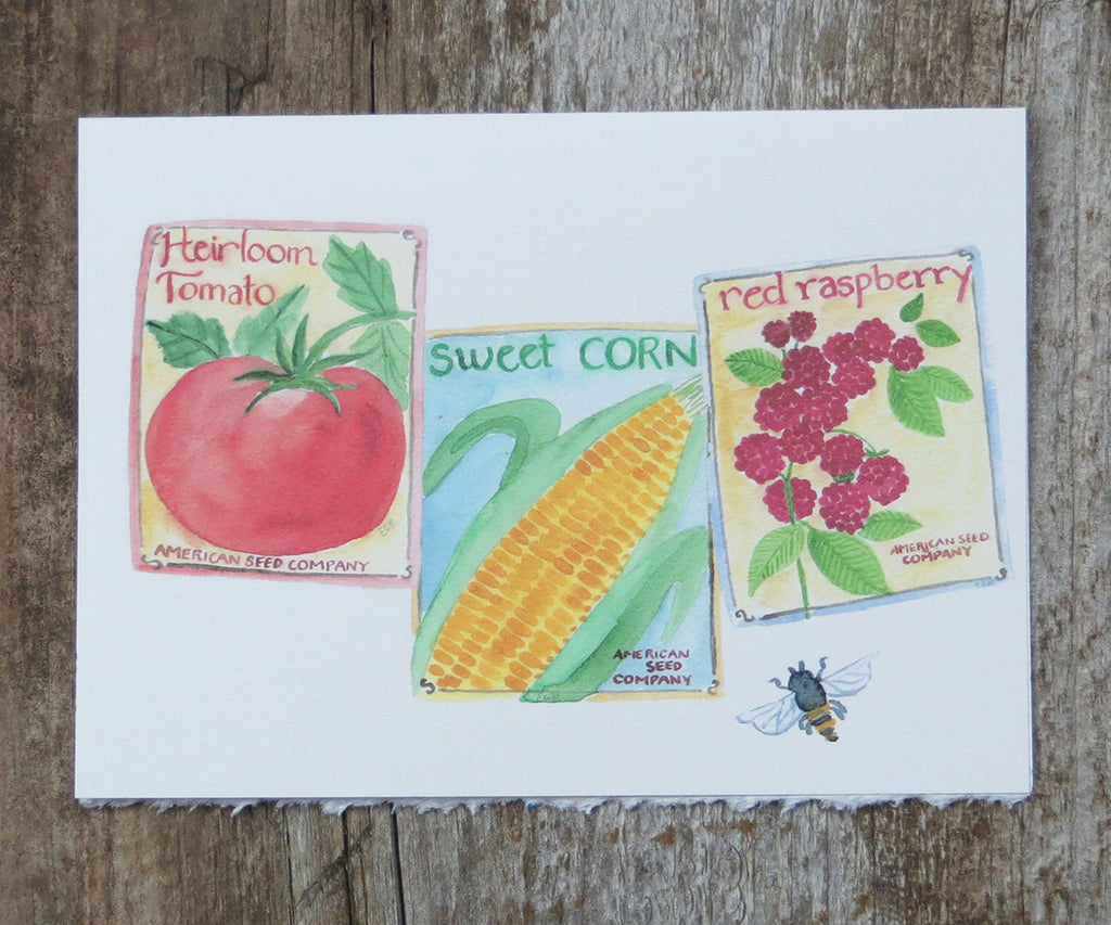 Veggie Seeds Card