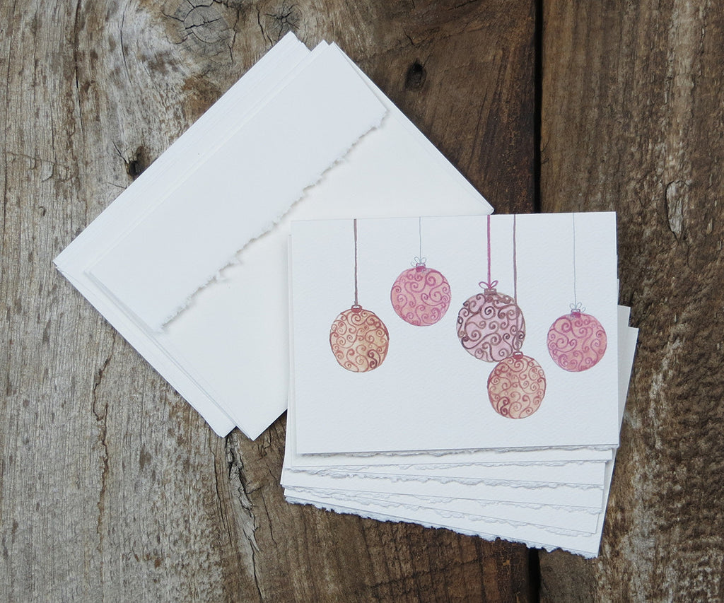 Vintage Ornaments Holiday Notes