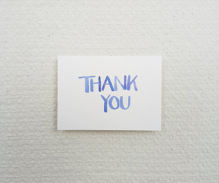 Watercolor Wash Wedding Thank You Notes