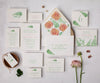 woodland fern wedding invitation